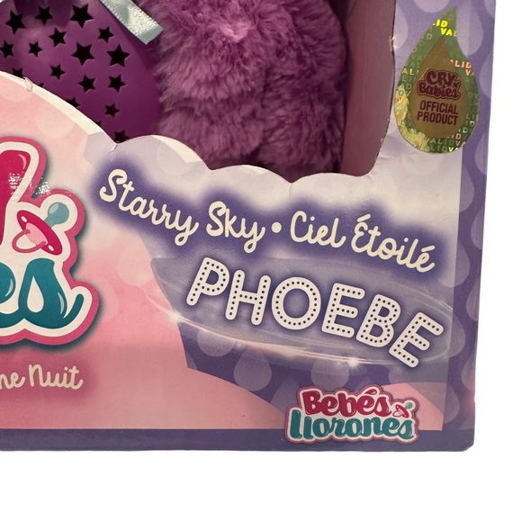 Cry Babies Goodnight Starry Sky ‘Phoebe’ Sucking Pacifier Night Light NIB - Picture 5 of 11